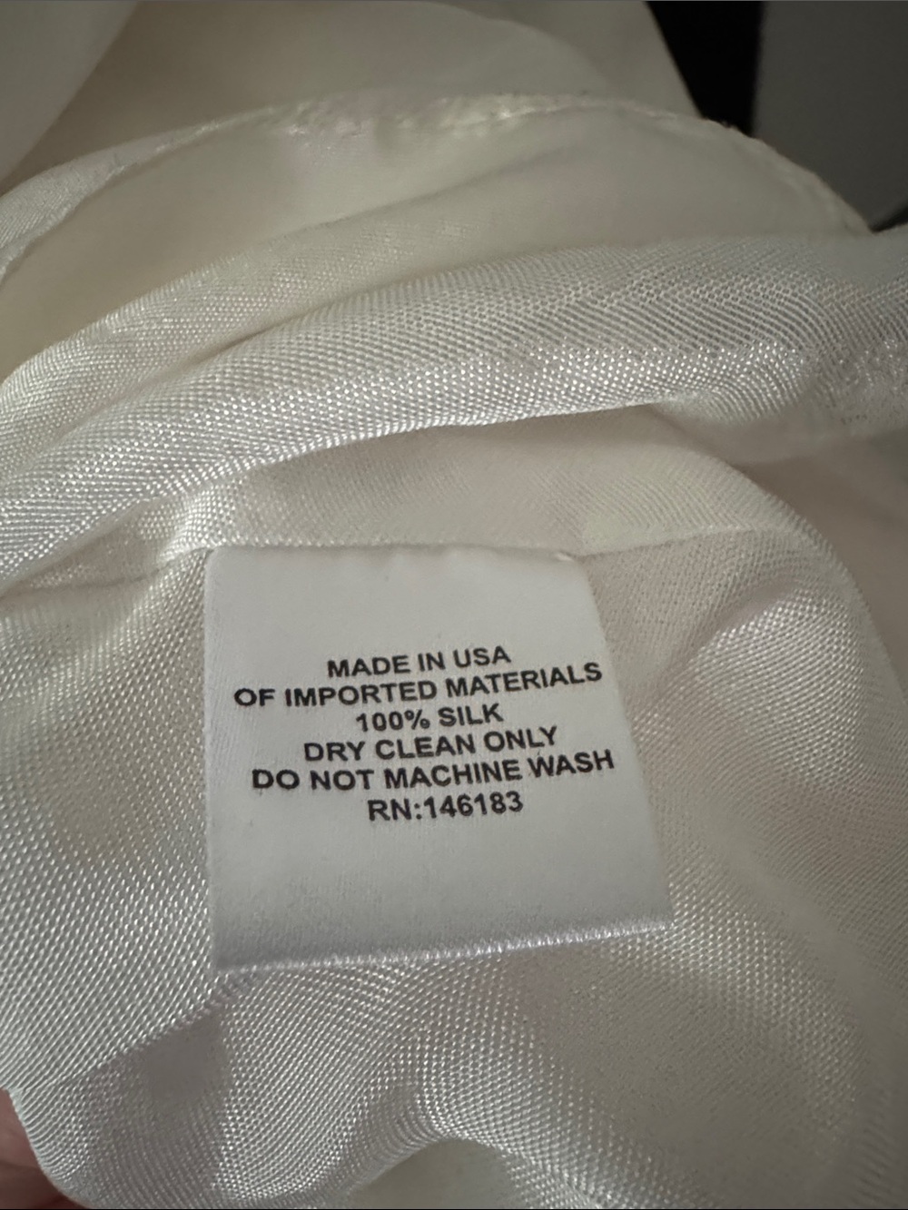 Azeeza Rachel Dress Cream 100% Silk NWOT - Picture 4 of 4
